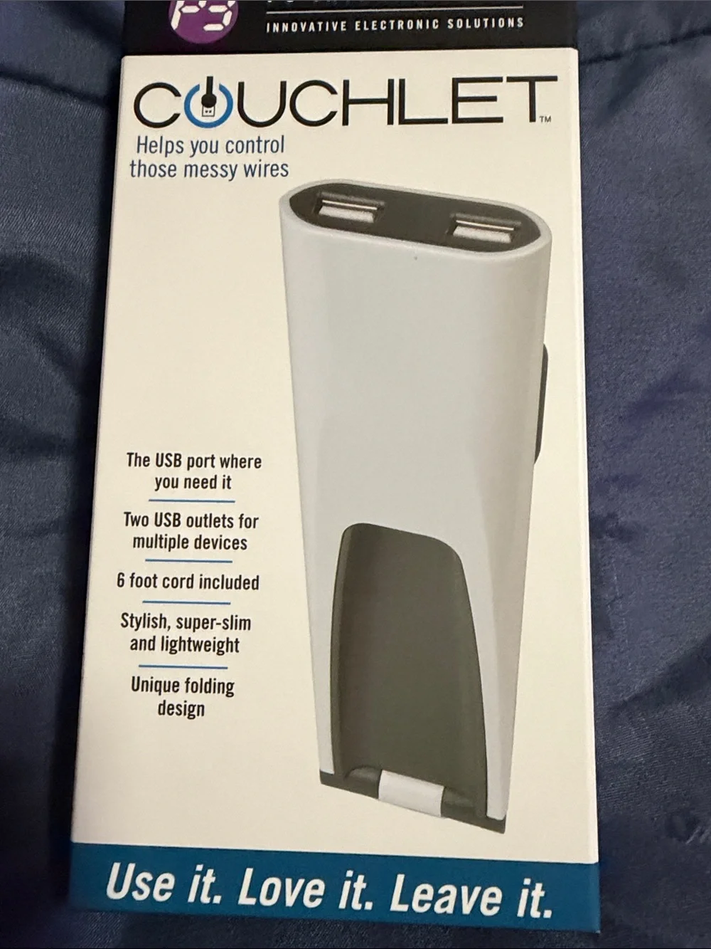 P3 International Couchlet USB Charging Station - White